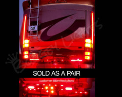 Taillight mounting on fifth wheel