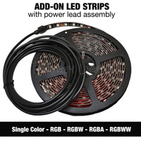 Add-On LED Light Strip with Power Lead Questions & Answers